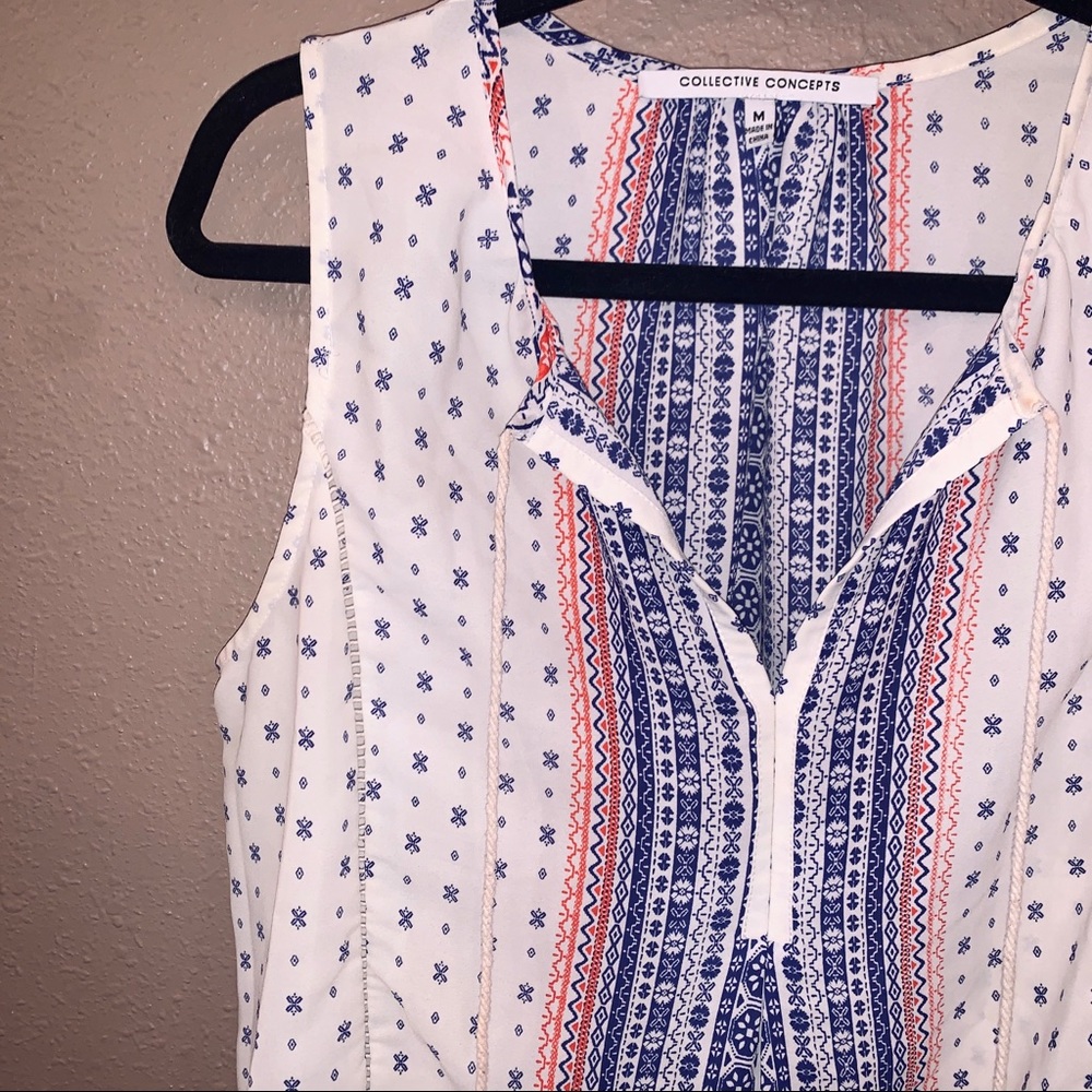 Blousy tank top